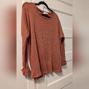 Carly Jean Los Angeles Rust Sweater size m